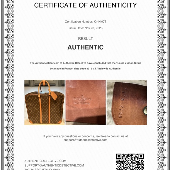 Louis Vuitton Sirius 50 Weekender Bag - Picture 2 of 11